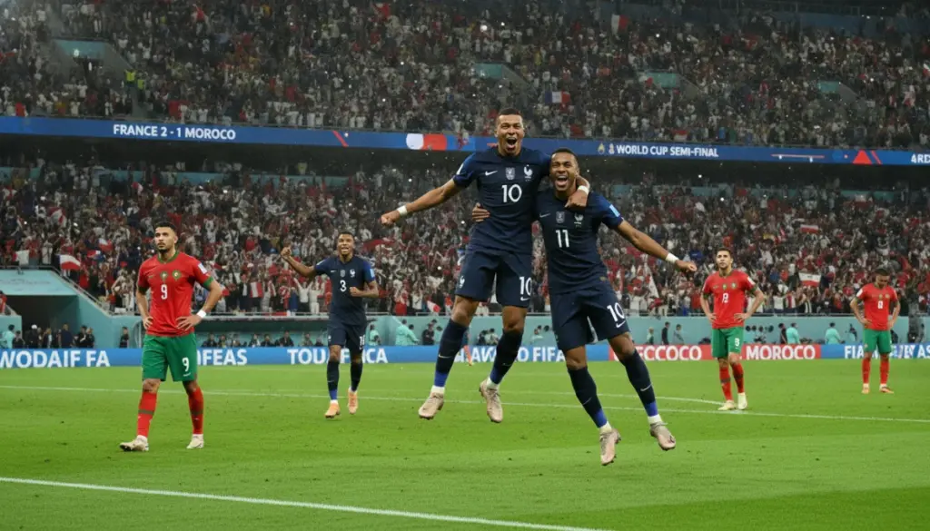 Fransa Fas Çeyrek Finalinde: Mbappe ve Dembele Kilidi Açtı